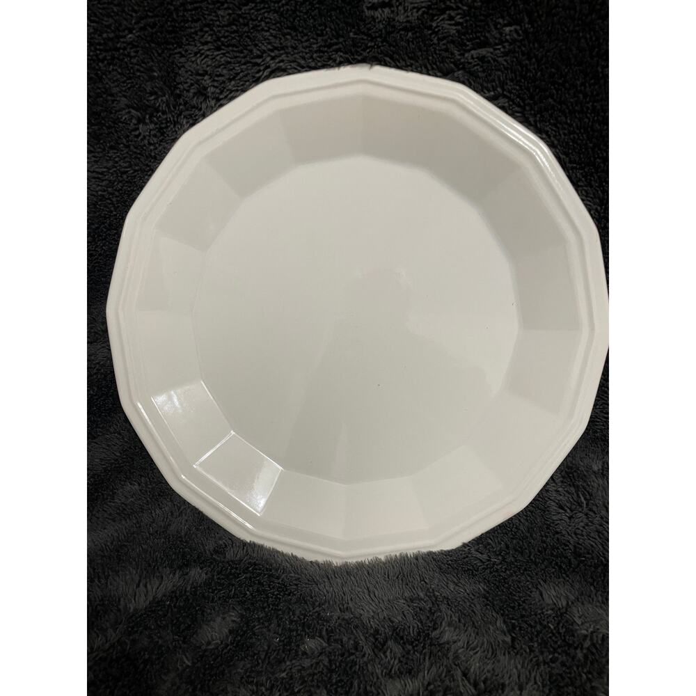 White 12 inch Plate